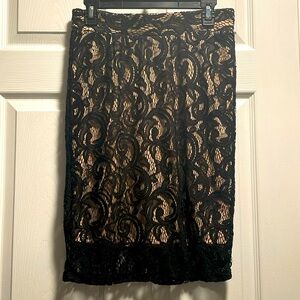 Beautiful Black Lace Skirt